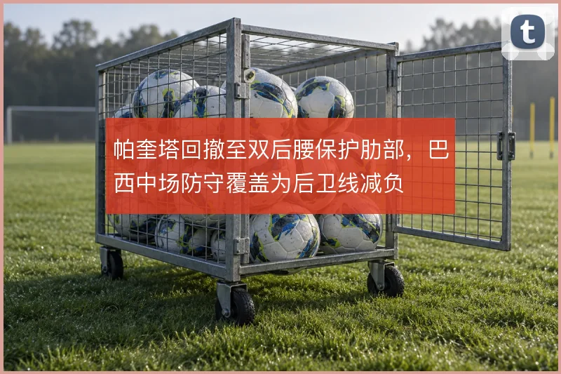 帕奎塔回撤至双后腰保护肋部，巴西中场防守覆盖为后卫线减负